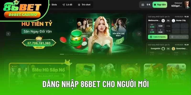 Các bước tham gia 86bet cho người mới